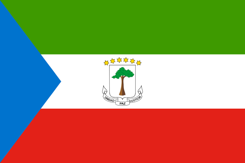 Bendera identitas negara Guinea Khatulistiwa