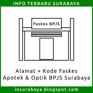 Alamat dan Kode Faskes Apotek dan Optik BPJS Surabaya Alamat dan Kode Faskes Apotek dan Optik BPJS Surabaya