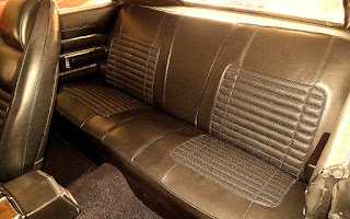 1970 Dodge Charger R/T Hemi 1970 Dodge Charger RT Hemi Seat Rear Picture