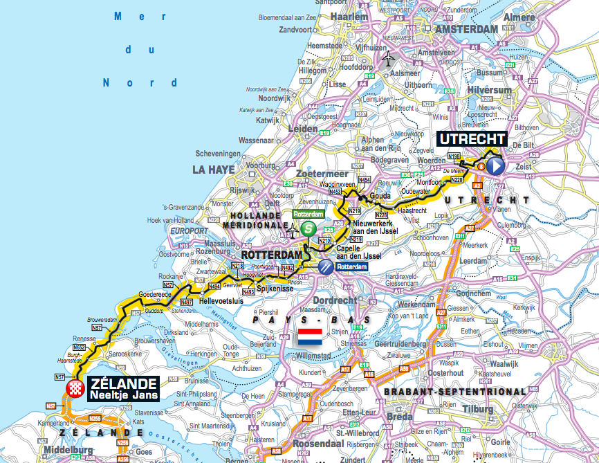 Route Tour De France Utrecht - Routes Tour d
