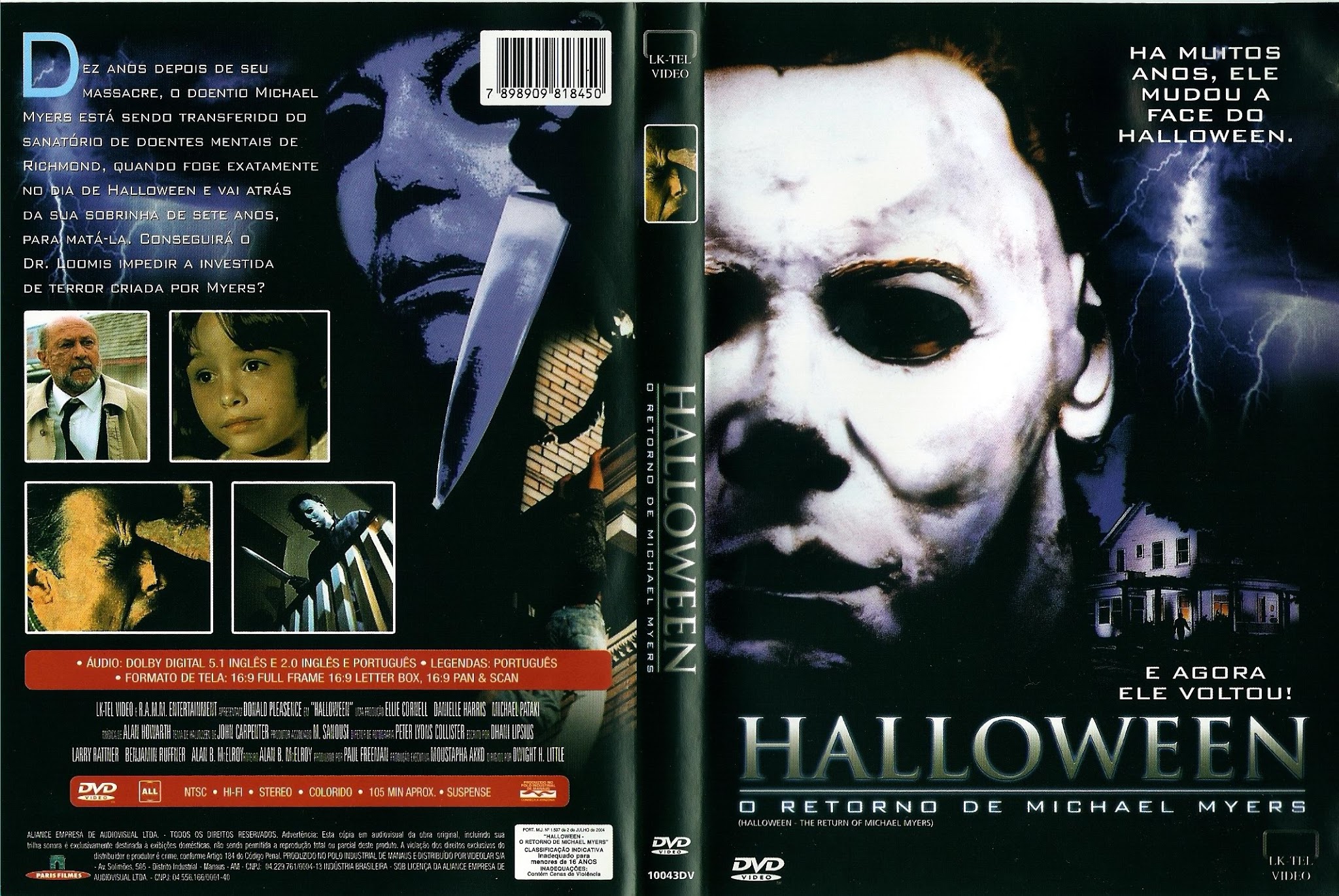 The Horrors of Halloween HALLOWEEN 4 THE RETURN OF MICHAEL MYERS (1988