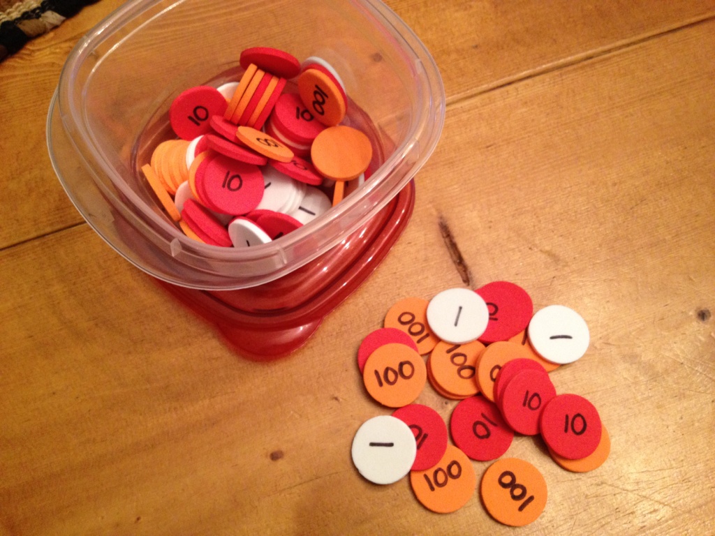 Hoots N' Hollers: Place Value Disks: Math Tool #3 to Support the Common