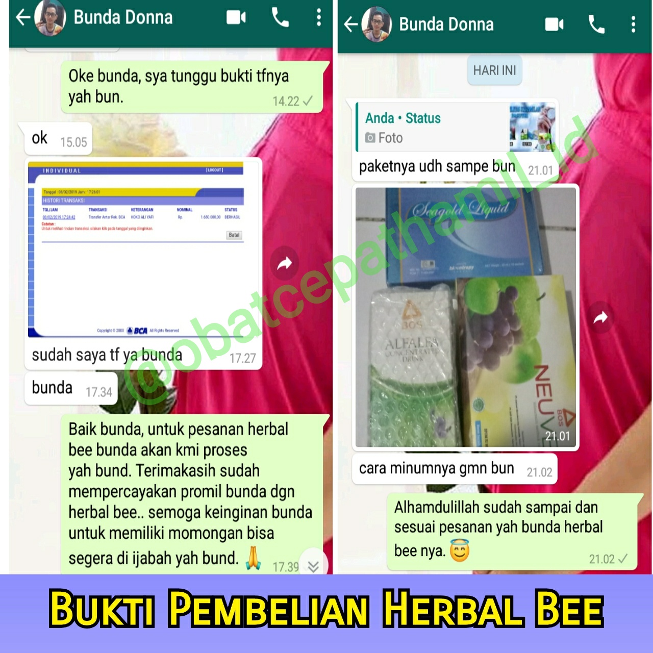 bukti beli di muara promil