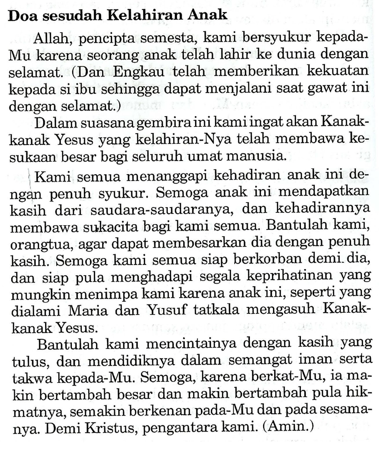 Doa Sebelum Makan Katolik Contoh Soal Dan Materi Pelajaran 6
