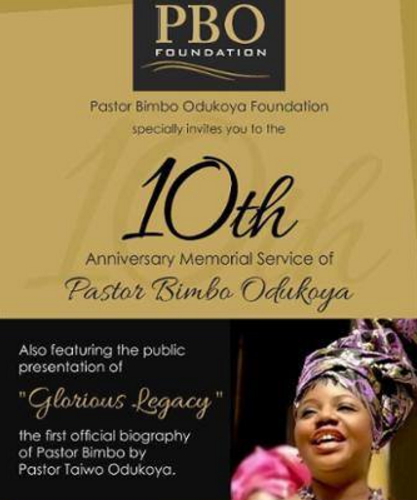 pastor bimbo odukoya foundation