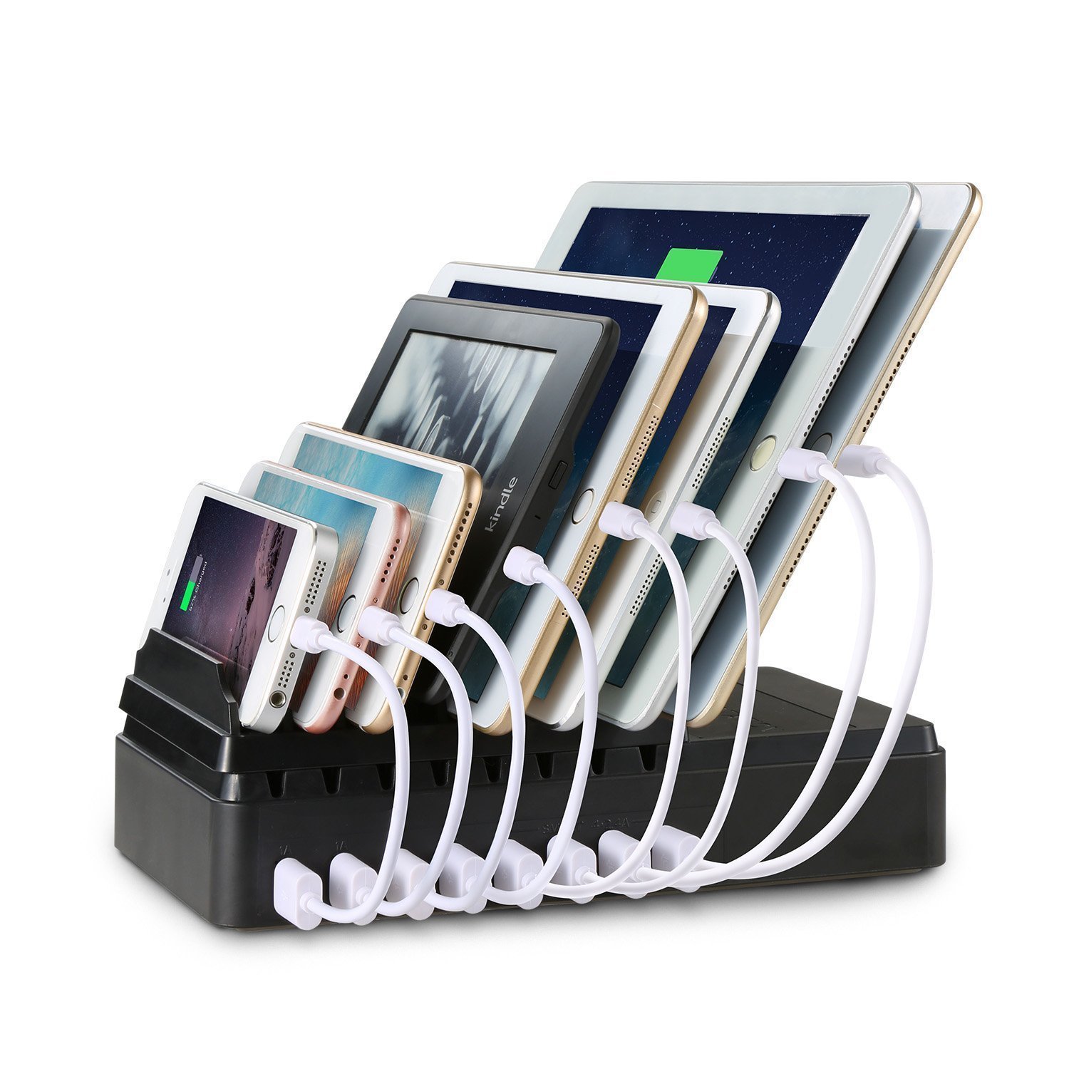Maxi base di ricarica per 8 dispositivi in contemporanea