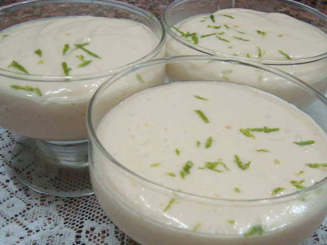 mousse de limão receita de mousse de limão