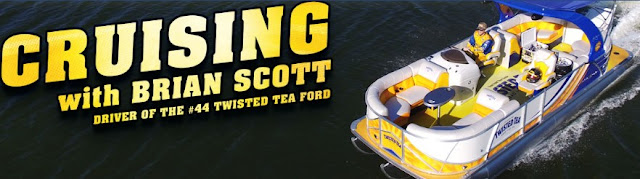 Twisted Tea Cruising With Brian Scott Sweepstakes Twisted Tea wants you to enter the Motorboatin’ & Floatin’ Sweepstakes, AKA Cruisin' with Brian Scott, driver of their #44 Twisted Tea Ford, where you could win a pontoon boat, worth over $60,000!