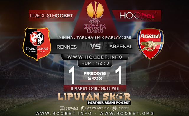 Prediksi Rennes vs Arsenal 8 Maret 2019 http://www.liputanskor.com/