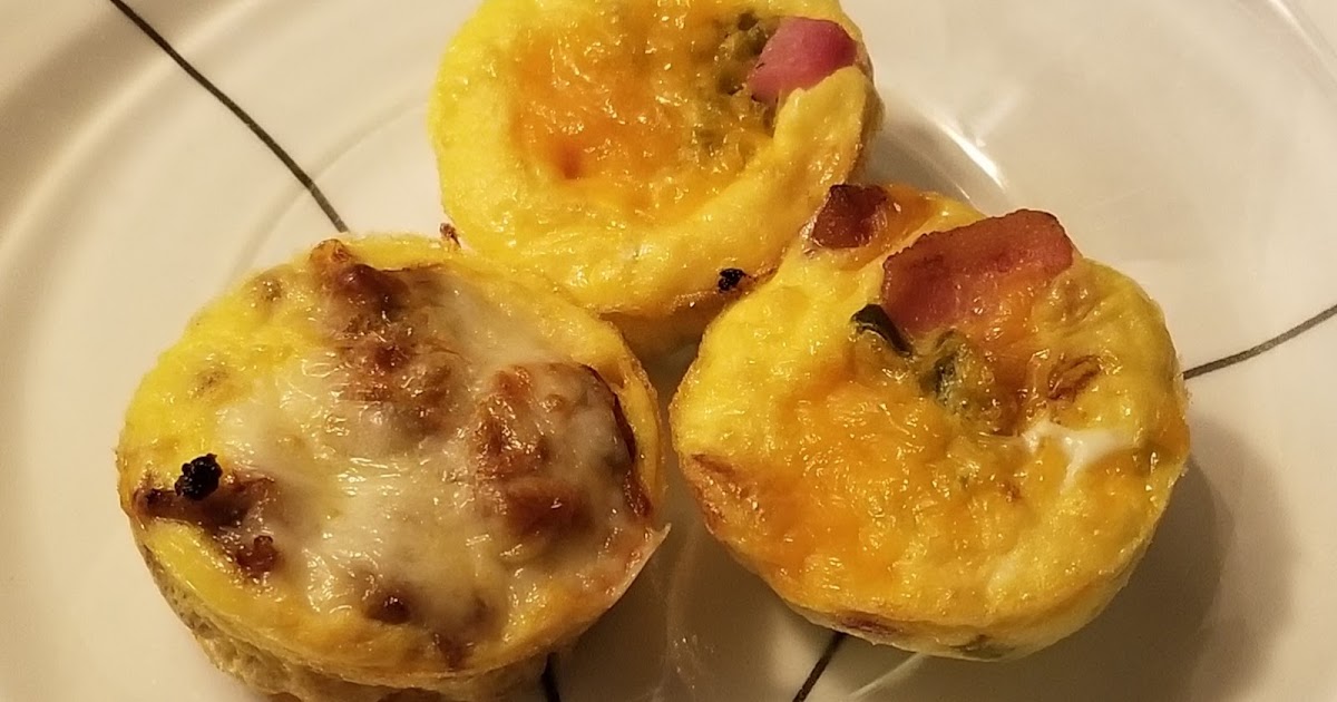 Carrie's Kitchen Creations KETO Friendly Oven Baked Omelet "Muffins" (Gluten Free & VERY LOW CARB)