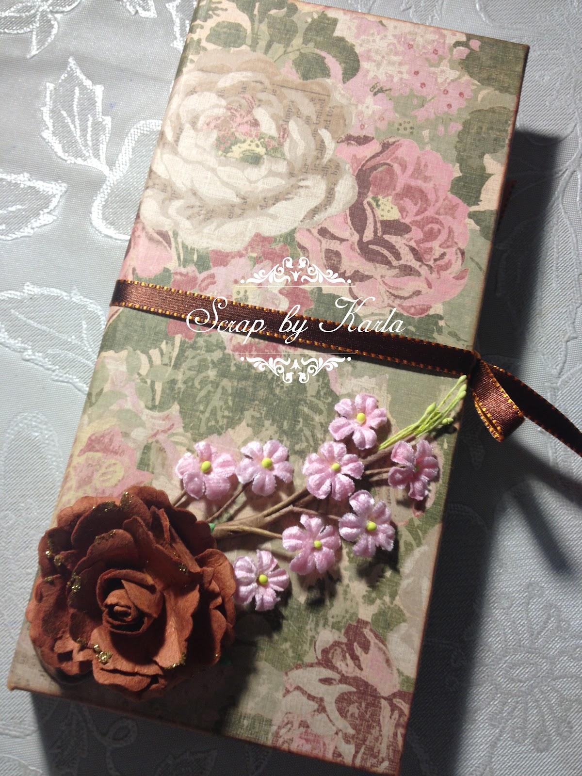 Scrap By Karla MINI ÁLBUM EM CASCATA