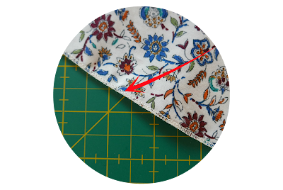 Detalle dobladillo enrollado