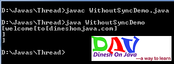Synchronization in Java