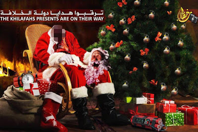 داعش يتوعد بإفساد الكريسماس وذبح سانتا كلوز
