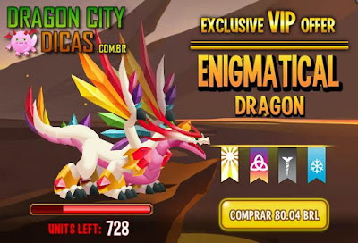 Oferta VIP do Dragão Enigmático Oferta VIP do Dragão Enigmático