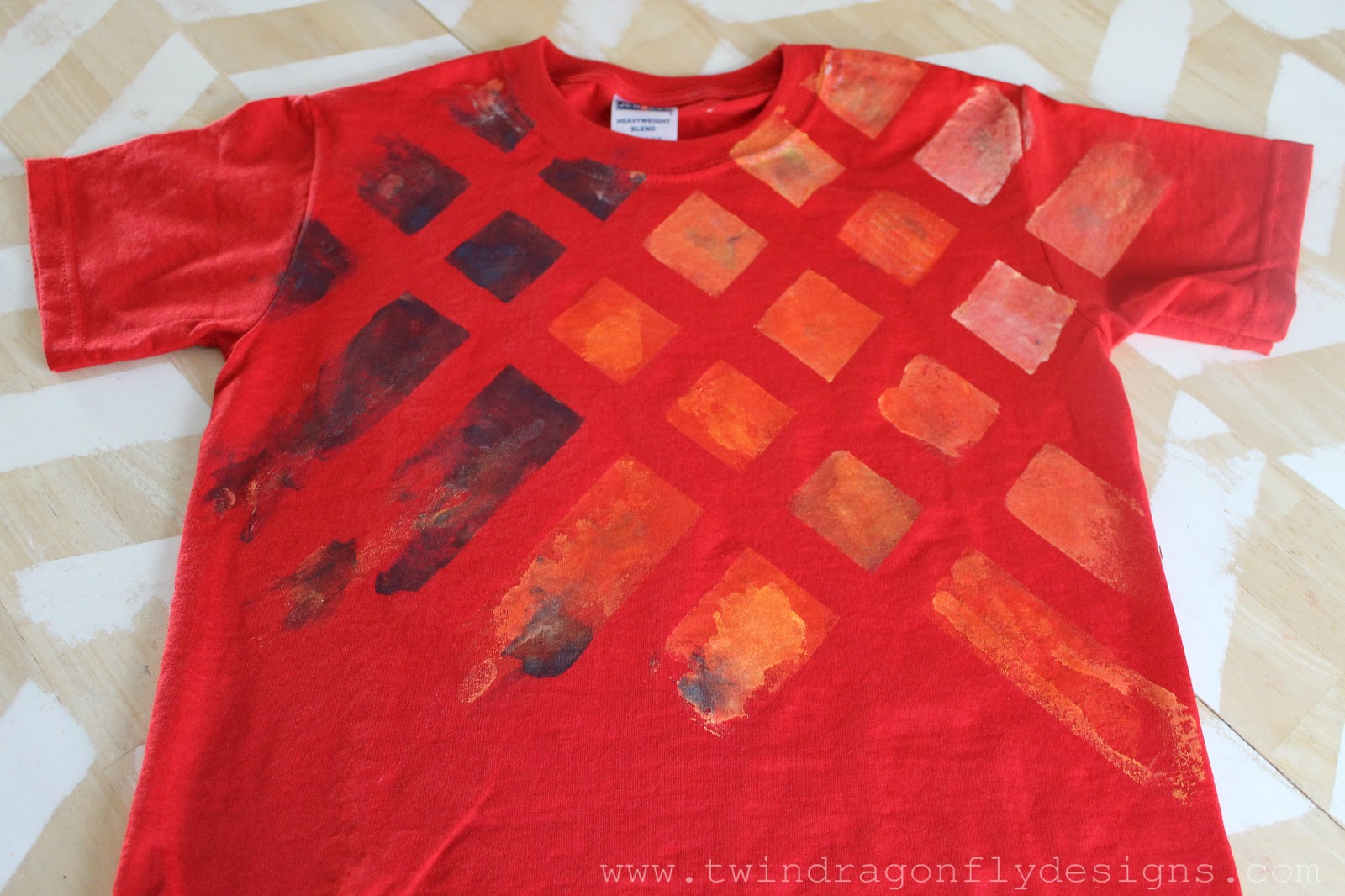 Simple Painted T-shirts » Homemade Heather