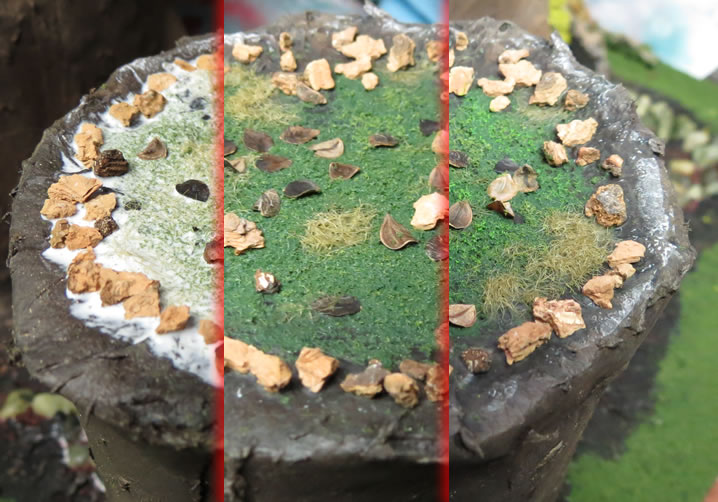 Wargaming Tradecraft Flocking Terrain and Bases