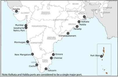 major Indian ports major Indian ports