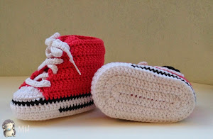 A veces Celda de poder Nos vemos Converse a Crochet para Bebé, Tutorial | Manualidades