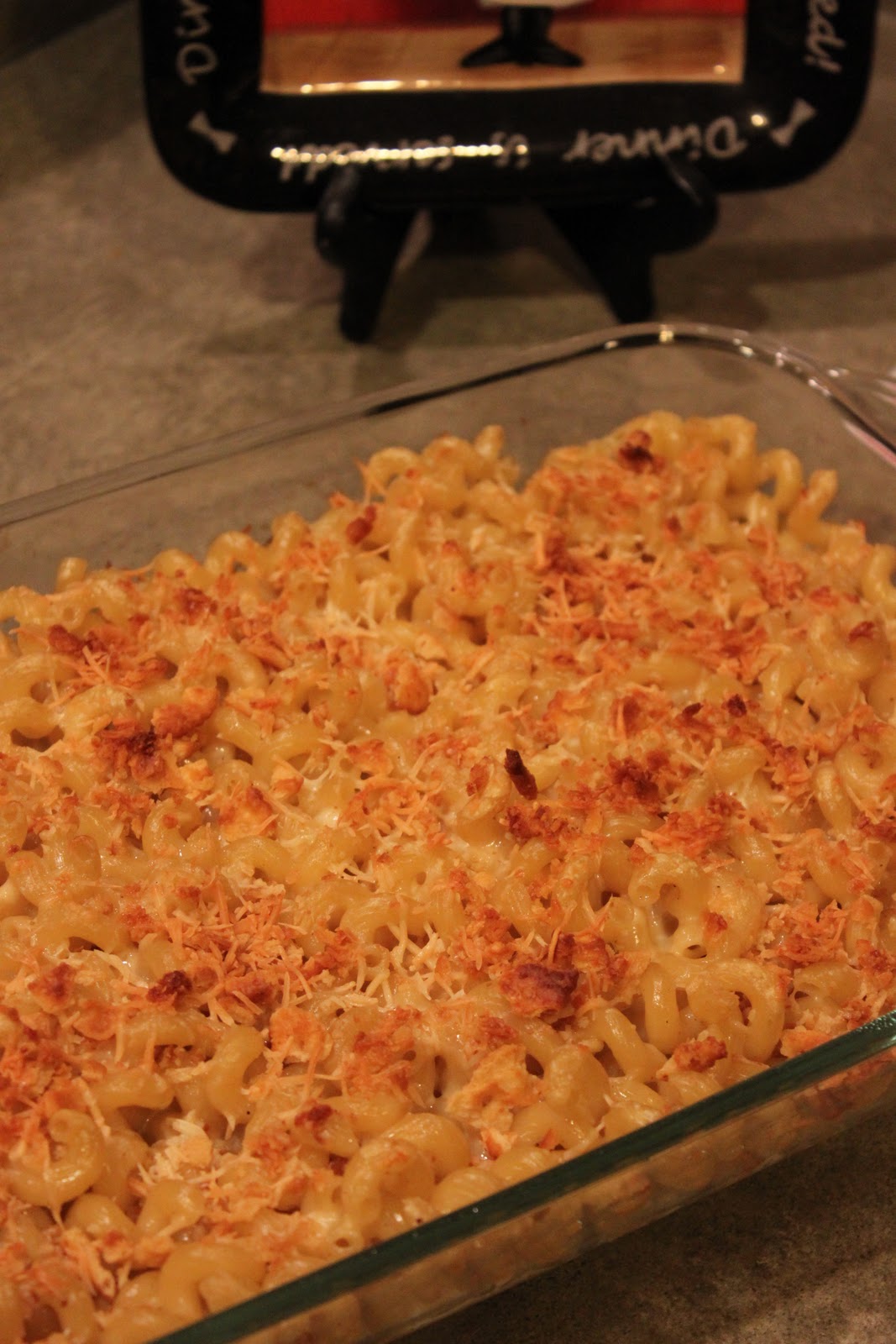 A Bowl of Creativity Jarlsberg Mac and Cheese with Cracker Topping