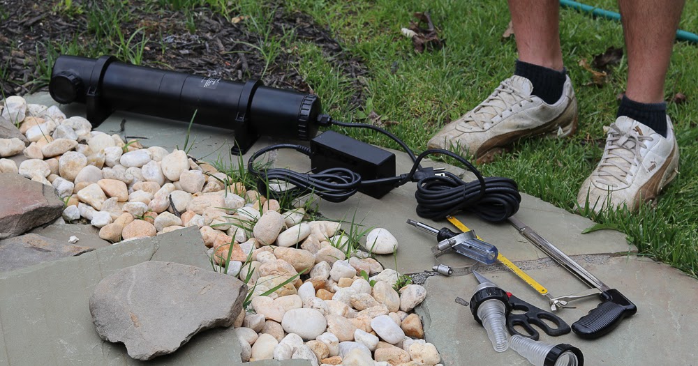 Clearing Algae from a Pond with a UV Light DIY Danielle