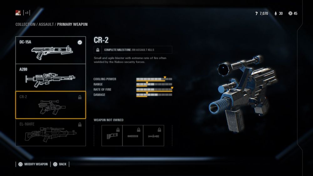 Star wars battlefront 2 Оружие штурмовика