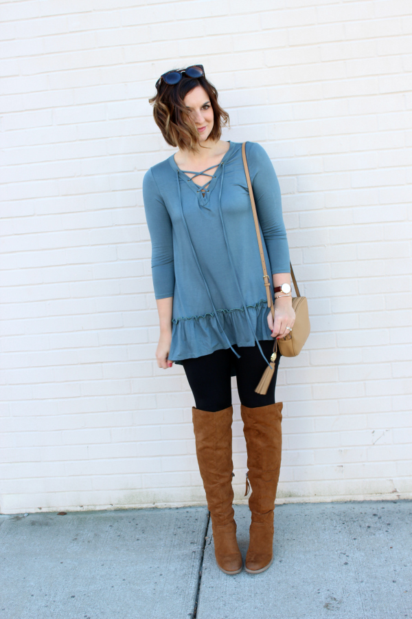 bohoblu, boho chic, over the knee boots, style on a budget, mom style blogger