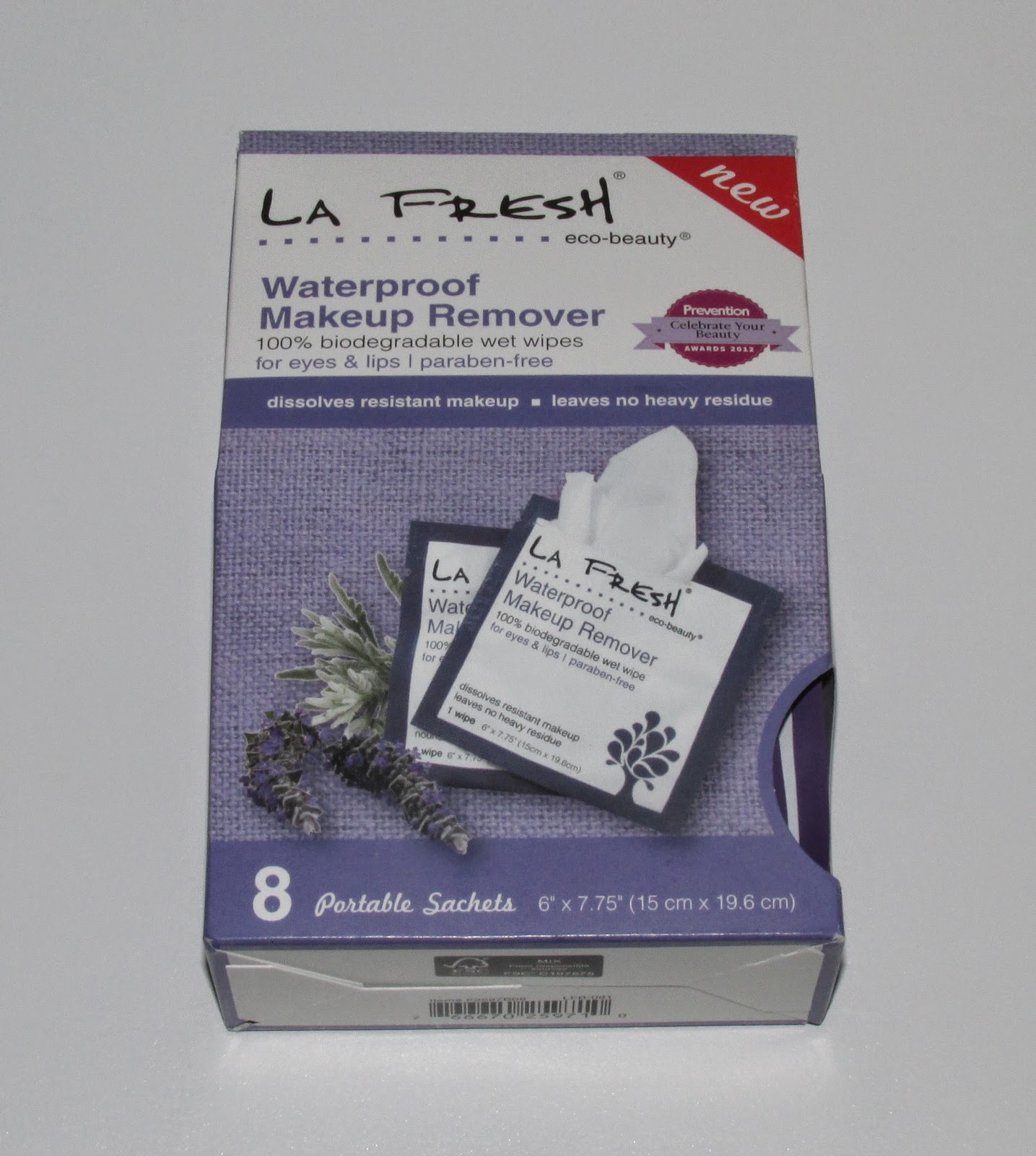 Makeup & Mutts La Fresh EcoBeauty Waterproof Makeup Remover Wipes