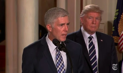 Judge Neil M. Gorsuch and Donald Trump