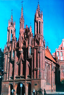 Kościół św.Anny w Wilnie - obecnie terytorium Litwy Kościół św.Anny w Wilnie - obecnie terytorium Litwy
