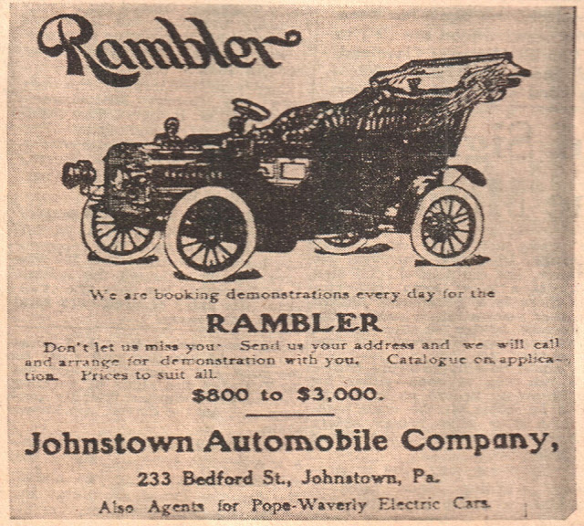 Vintage Johnstown: Rambler - 1906
