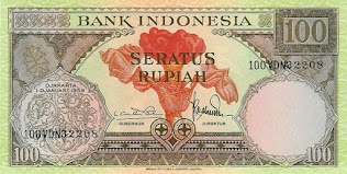 100 Rupiah 1959 (Bunga)