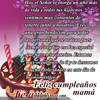 Feliz Cumpleaños Mamá