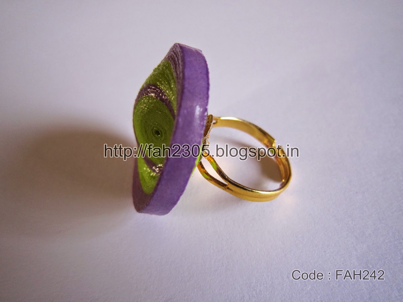 Fah Creations Paper Quilling Finger Rings