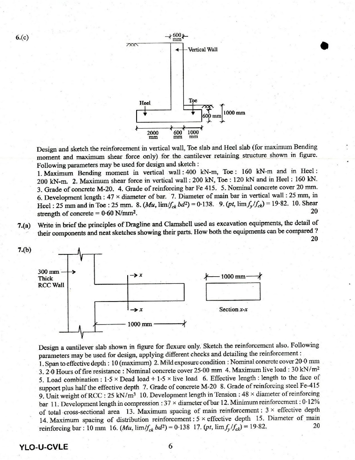 UPSC Exam of ESE 2018 for Civil Engineering ESE 2018 Civil Engineering quetsion paper 06