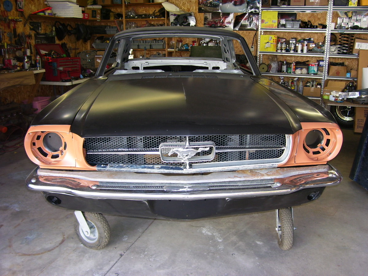 65 Mustang Restoration Post 45, 10/3/11 Installing the Deck Lid
