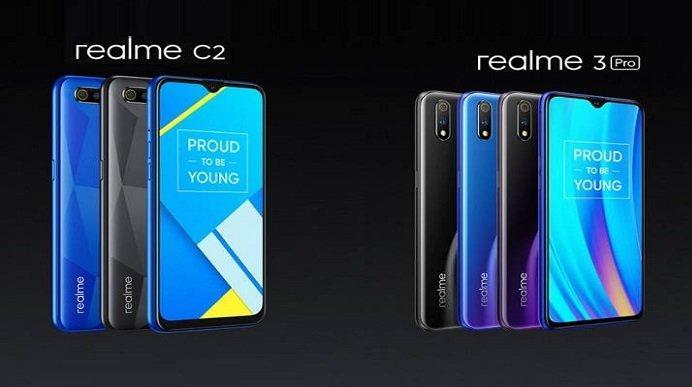 Realme 3 Pro dan Realme C2