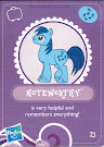 My Little Pony Wave 3 Noteworthy Blind Bag Card