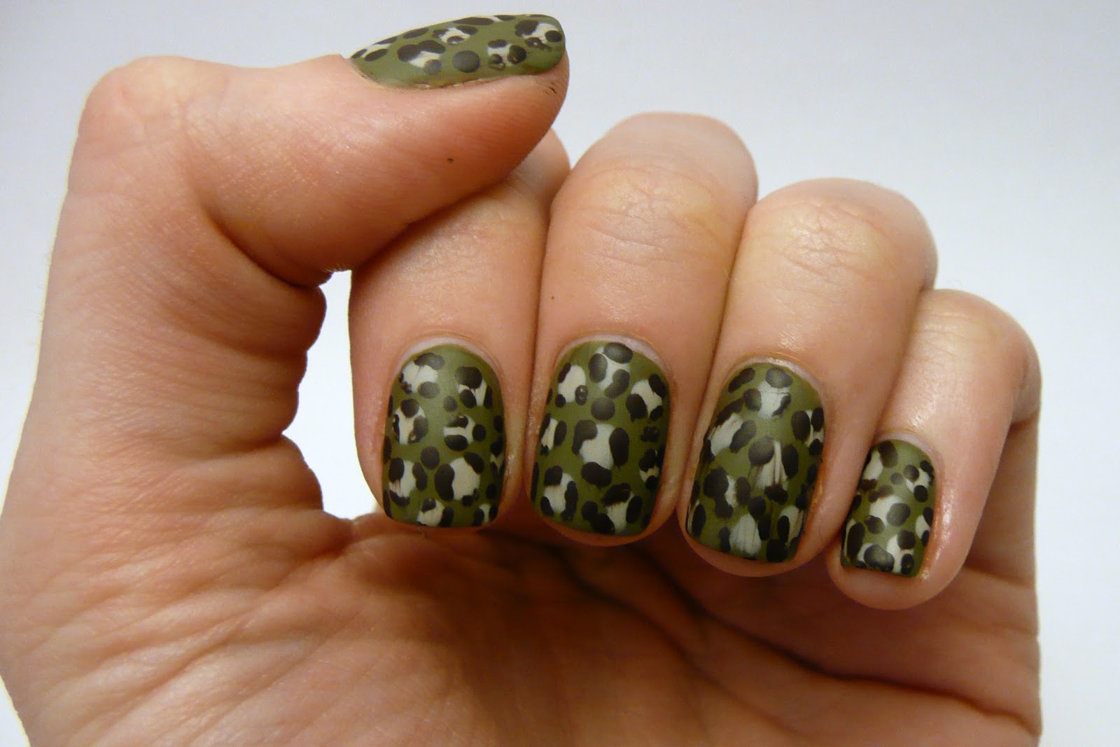 10. Camo Nail Polish Design for Winter - wide 1