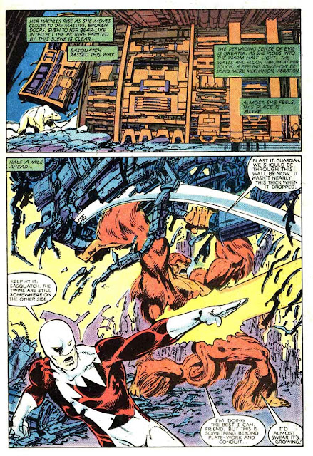 Alpha Flight v1 #3 marvel comic book page art by John Byrne Alpha Flight v1 #3 marvel comic book page art by John Byrne