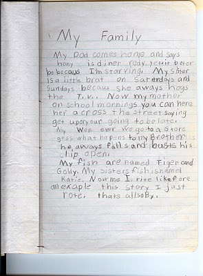 Write my family story
