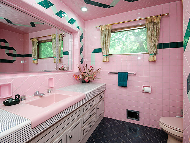 Pink Mid Century Bathrooms In America 935 Franklin Avenue