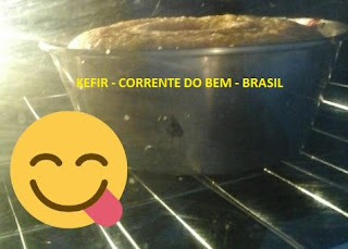 BOLO DE MILHO COM KEFIR DE LEITE