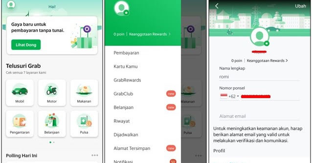 3 Cara Mengganti Nomor Pada Akun Grab Dengan Yang Baru Gammafis Blog