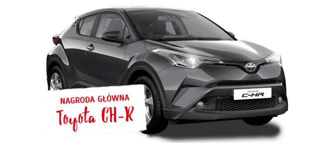 Wygraj samochód Toyota CH-R Konkurs