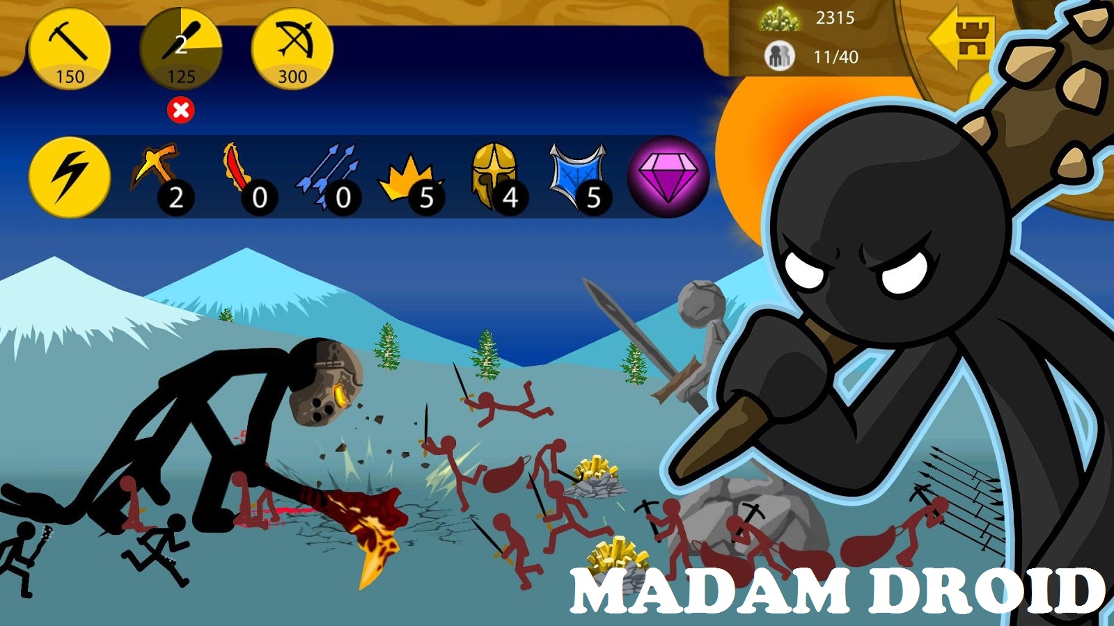 Stick War: Legacy v1.6.06 Mod Apk Unlimited Money & Gems