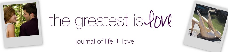 the greatest is love.
