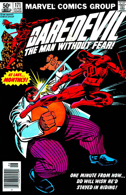 Daredevil v1 #171 kingpin marvel comic book cover art by Frank Miller Daredevil v1 #171 kingpin marvel comic book cover art by Frank Miller