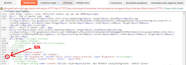 MENYEMBUNYIKAN WIDGET BLOG cara menyembunyikan widget blog di tampilan seluler/mobile.