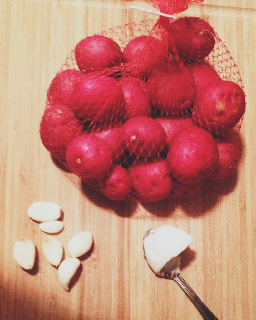homemade baked red potato chips Over Mountains